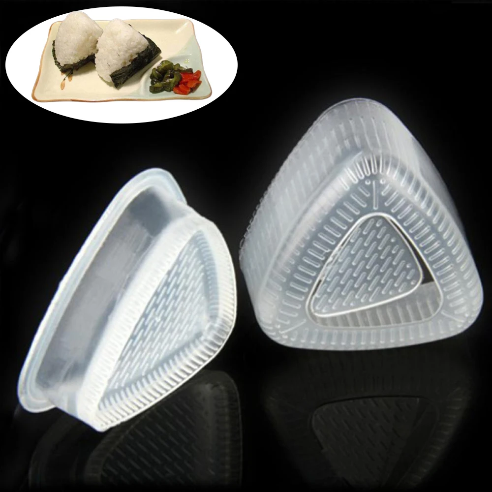 2 Pz/Set Diy Sushi Mold Onigiri Rice Ball Food Press Form Sushi Mold Onigiri Rice Ball Bento Press Maker Mold Strumento Fai Da Te