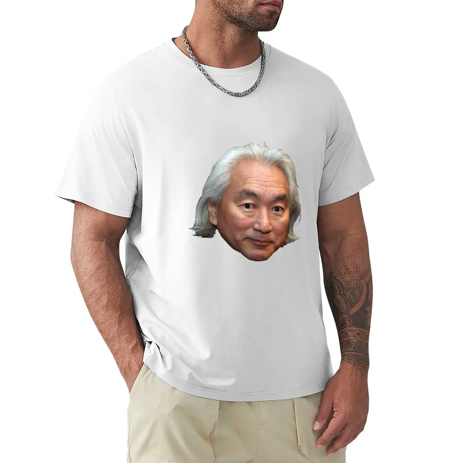Michio Kaku T-Shirt Abbigliamento Vintage Camicie Magliette Grafiche Magliette Da Uomo