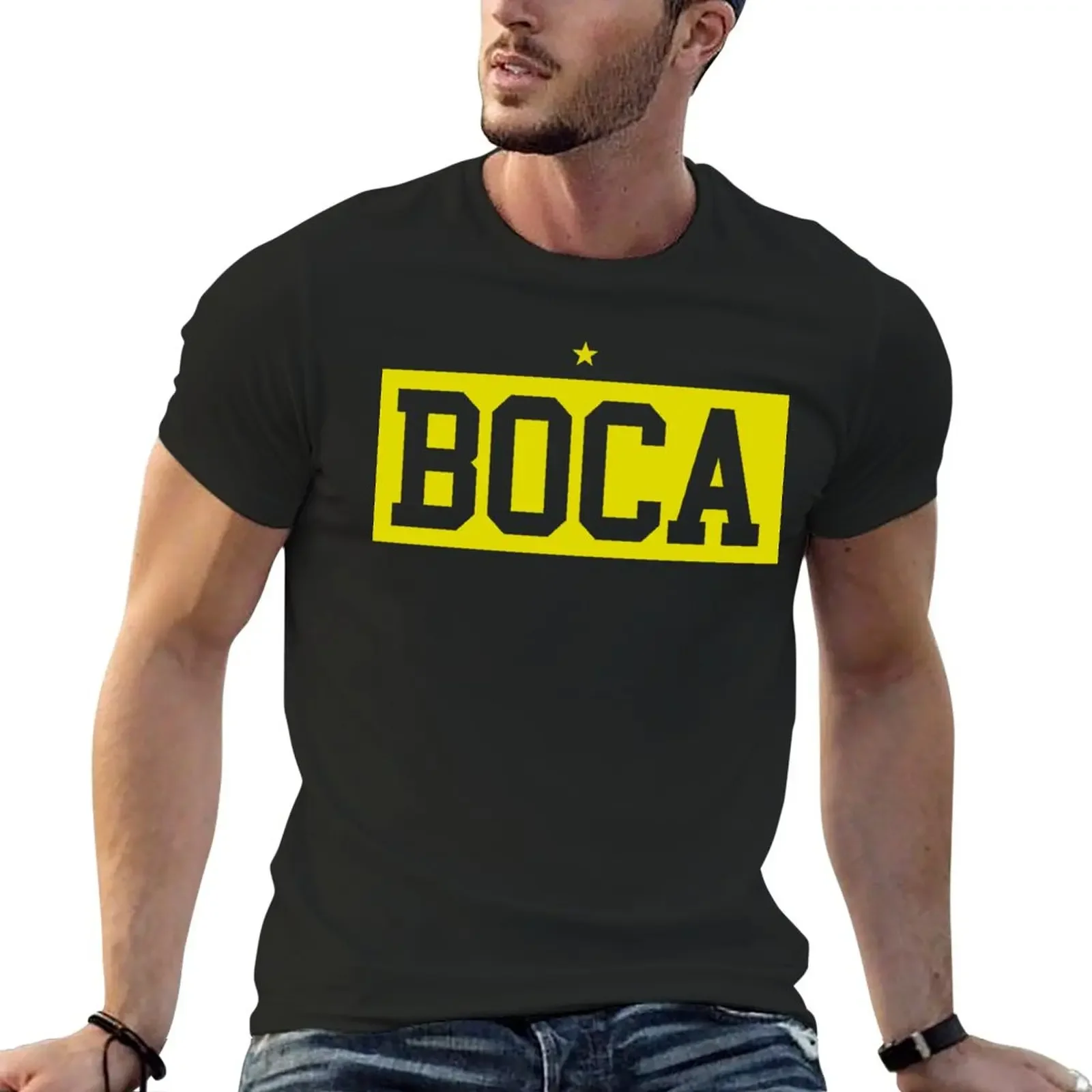 Boca Juniors Boca T-Shirt Kawaii Clothes Cute Top Magliette Da Uomo