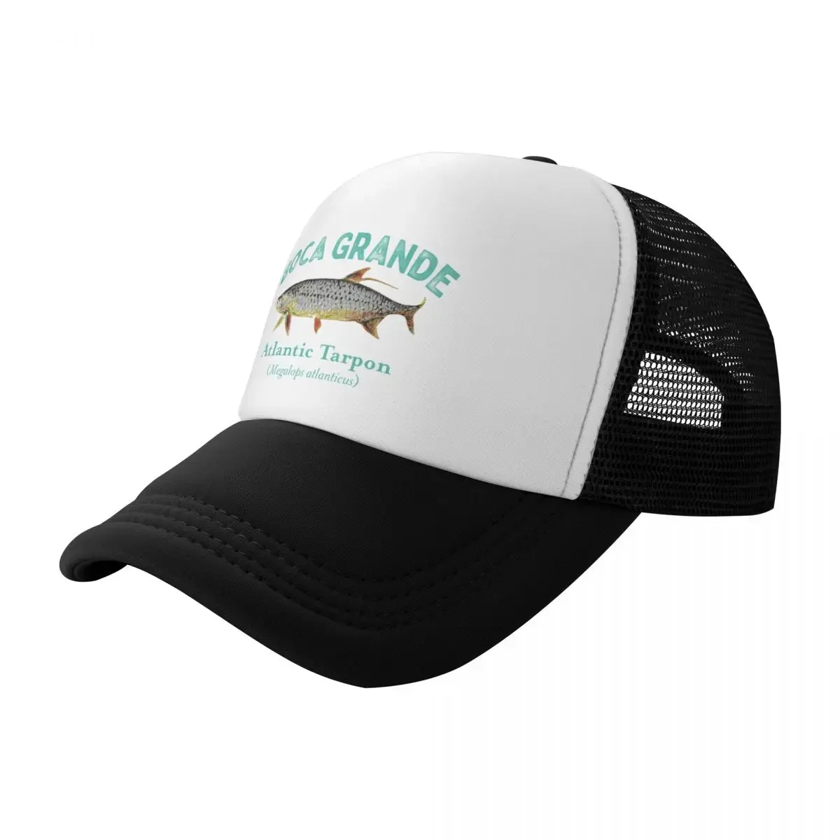Boca Grande Florida Tarpon Fishing Design Berretto Da Baseball Nero Cappello Per Bambini Cappelli Da Uomo Da Donna