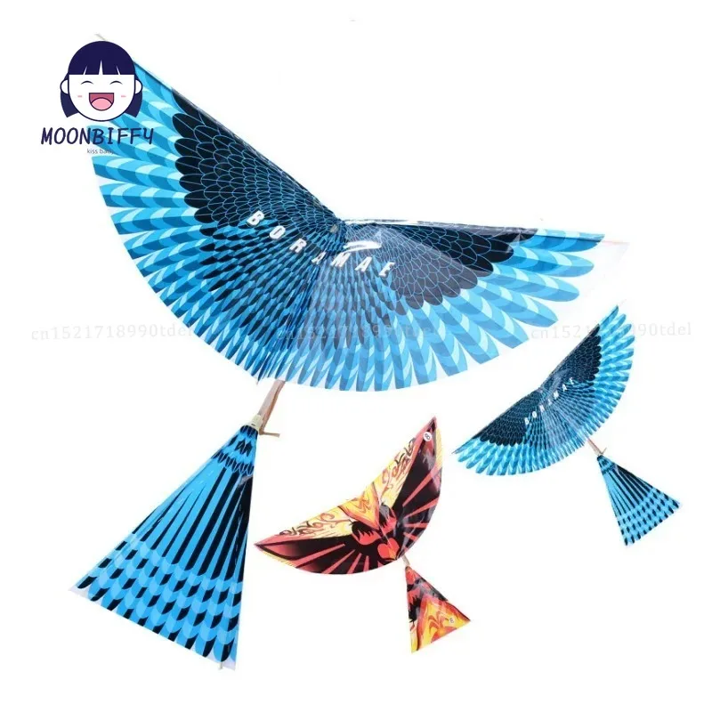 Elastico Fatto A Mano Power Ornithopter Bird Model Science Aquiloni Giocattolo Per Bambini