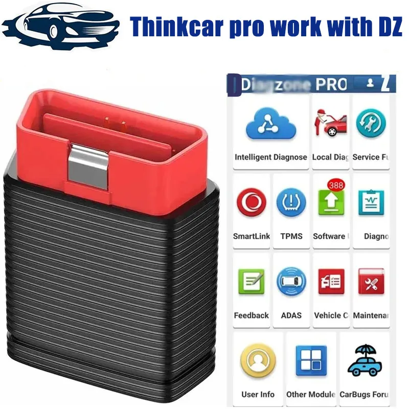 Scanner Originale Thinkcar Pro Obd2 Con Attivazione Diagzone O Lettore Di Codici Automatico Immo Sas Eset Thinkcar Pro Auto Diagnostictool