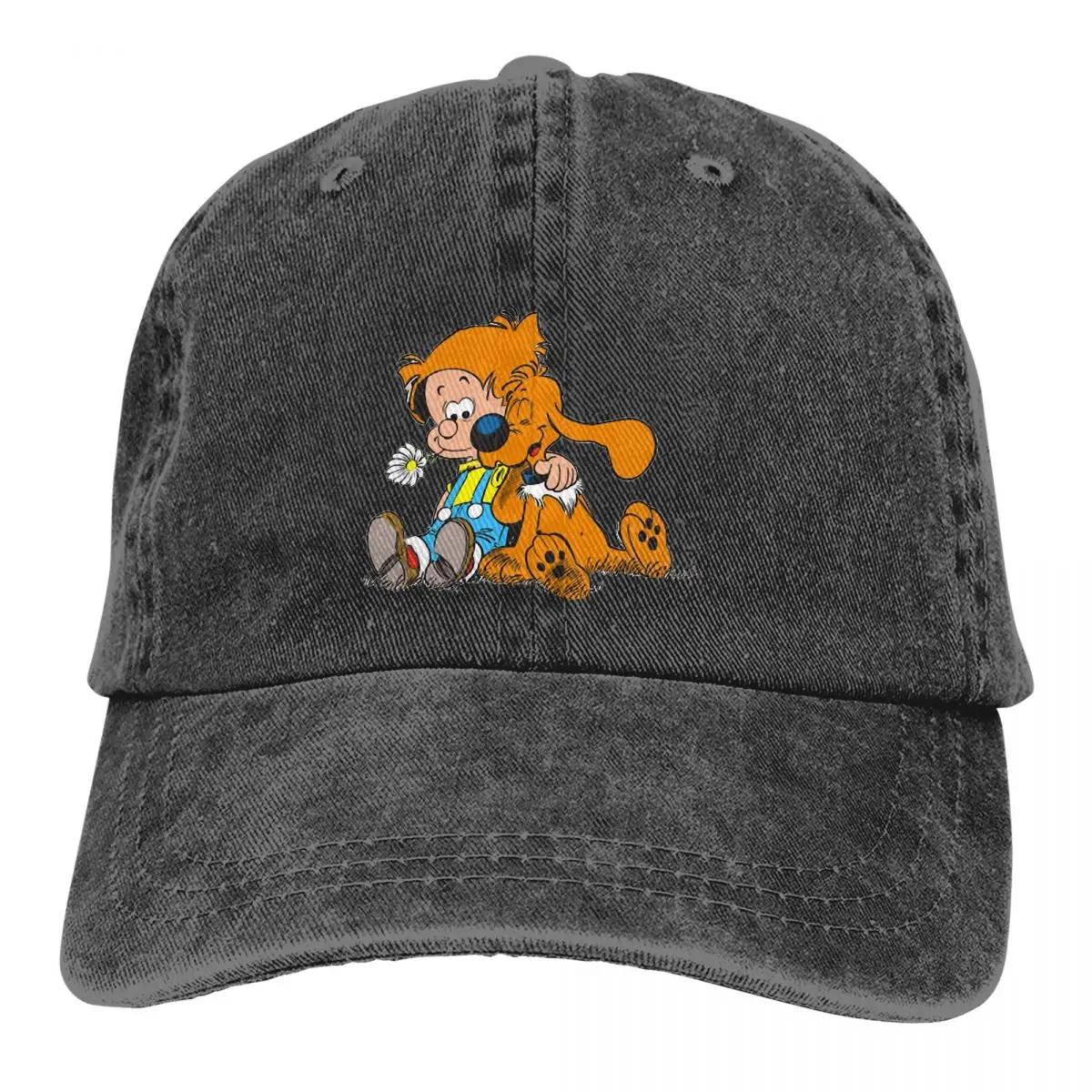 Gaston Lagaffe Comic Multicolor Hat Berretto Da Donna Con Visiera Billy And Buddy Cappelli Di Protezione Della Visiera Personalizzati