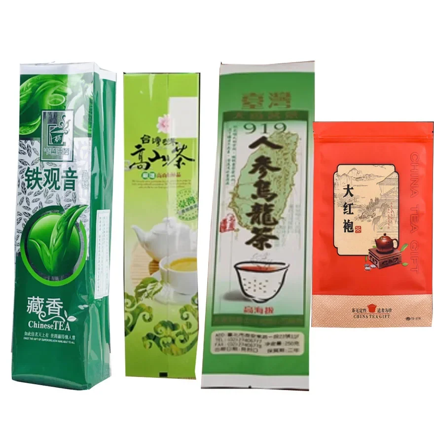 250G Cinese Tieguanyin Tea Set Sacchetti Di Plastica Sottovuoto Anxi Tikuanyin Oolong Tea Da Hong Pao Bag Compression No Packing Bags