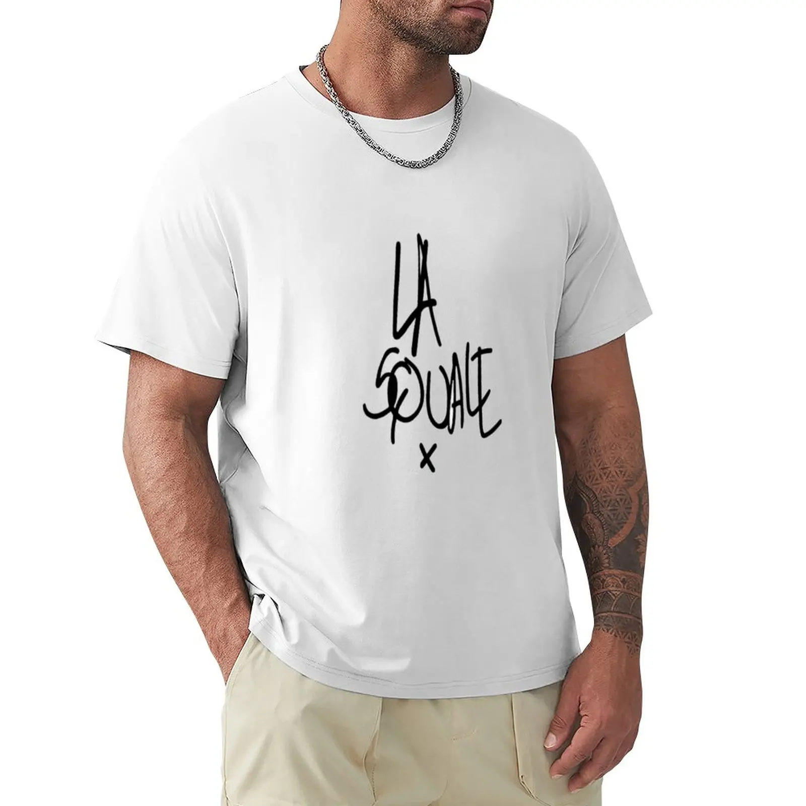 Moha La Squale Logo (Grand) T-Shirt Top Per Un Ragazzo T-Shirt Per Uomo