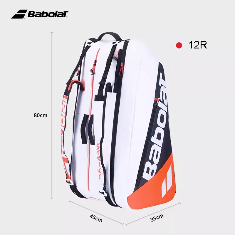 Zaino Da Tennis Genuino Babolat Pure Strike Badminton Padel Squash Borsa A Tracolla Per Racchetta Da Tennis Confezione Da 12 Borsa Da Tennis Unisex Ba