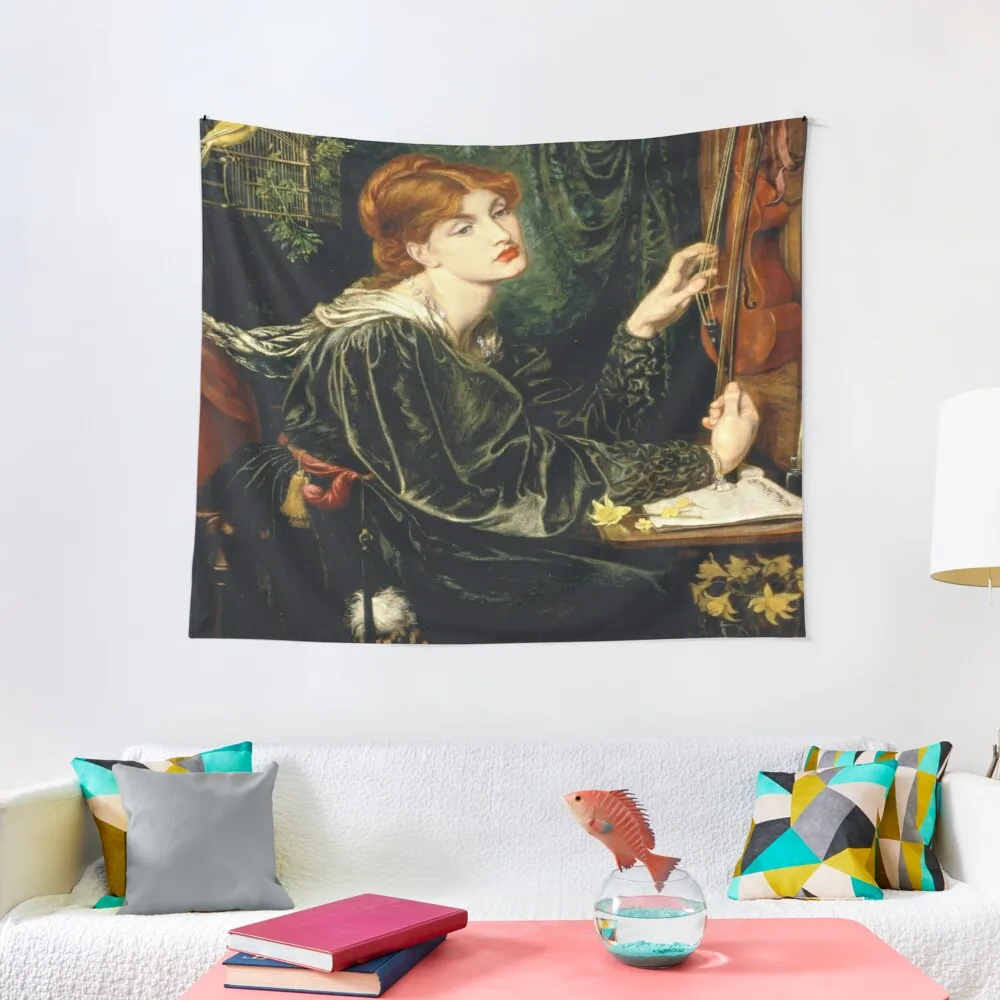 Dante Gabriel Rossetti - La Ghirlandata,No,02. Arazzo Cose Per La Decorazione Estetica Della Stanza Della Stanza