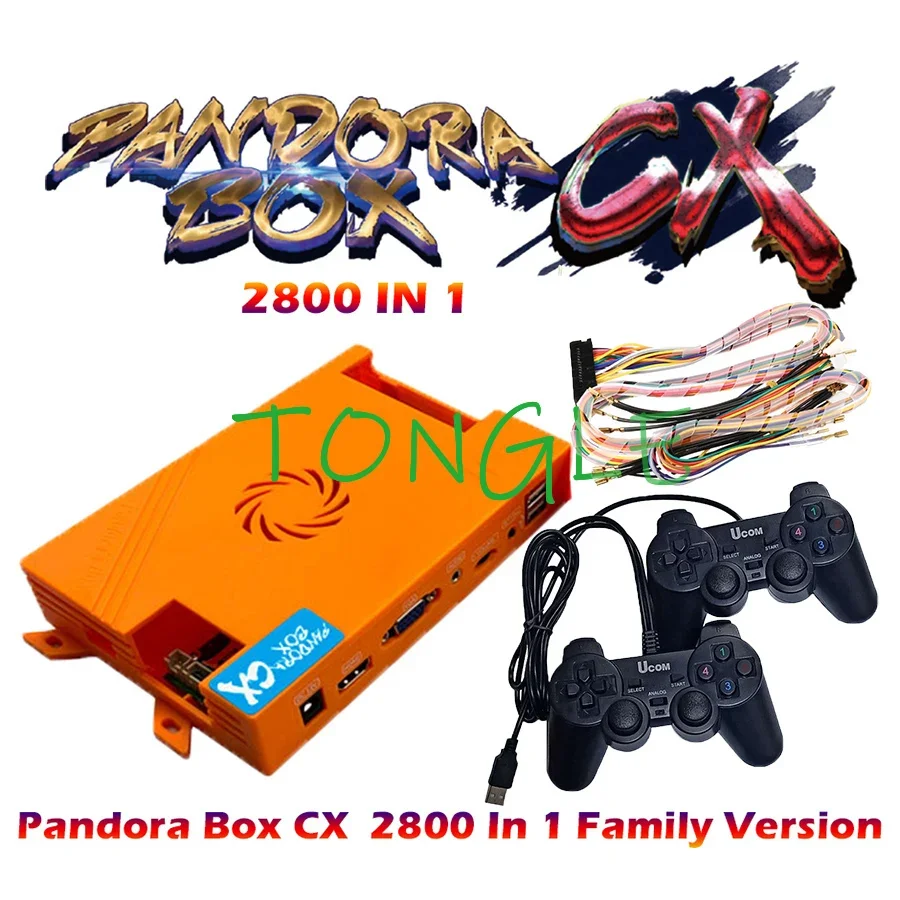 2021 New Arcade Pandora Box Cx 2800 In 1 Kit Wireless Pandora Box Versione Originale 3A Family Salva Progressi Di Gioco 720P Tekken