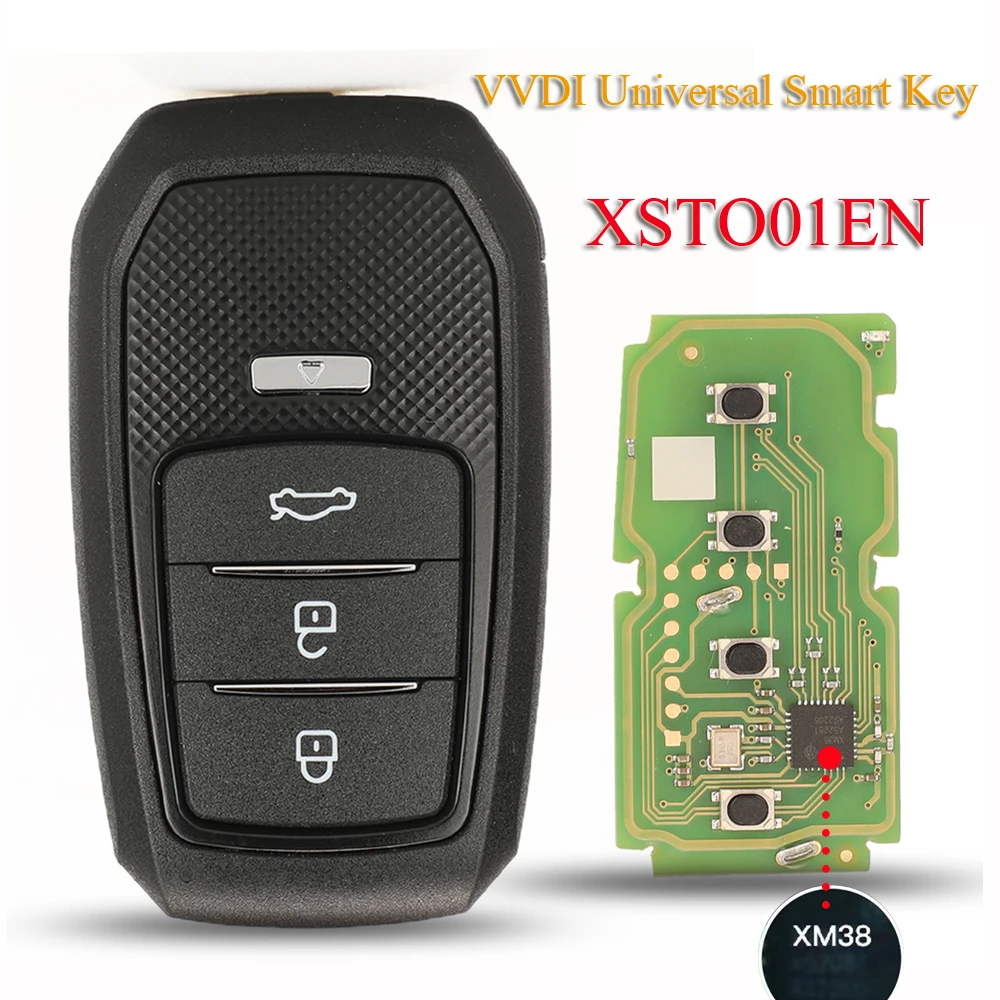 Jingyuqin Xsto01En Xhorse Universal Vvdi Xm38 Chiave Intelligente Di Prossimità Per Toyota Lexus Subaru 4D 8A 4A Supporto Aggiornamento Riscrittura Pe