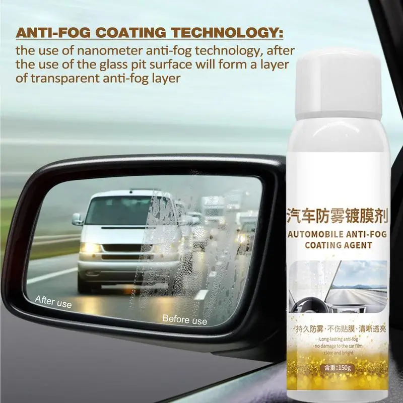Antiappannamento Per Parabrezza Per Auto 150G Detergente Per Parabrezza Antiappannamento Spray Antiappannamento Invisibile A Lunga Durata Per Accessor