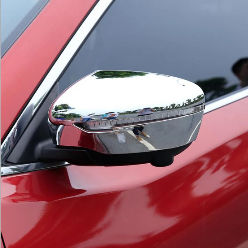 Abs Chrome Mirror Cover Sticker Styling Reverse Glass Frame Protector Per Nissan Terra 2021 2022 Accessori