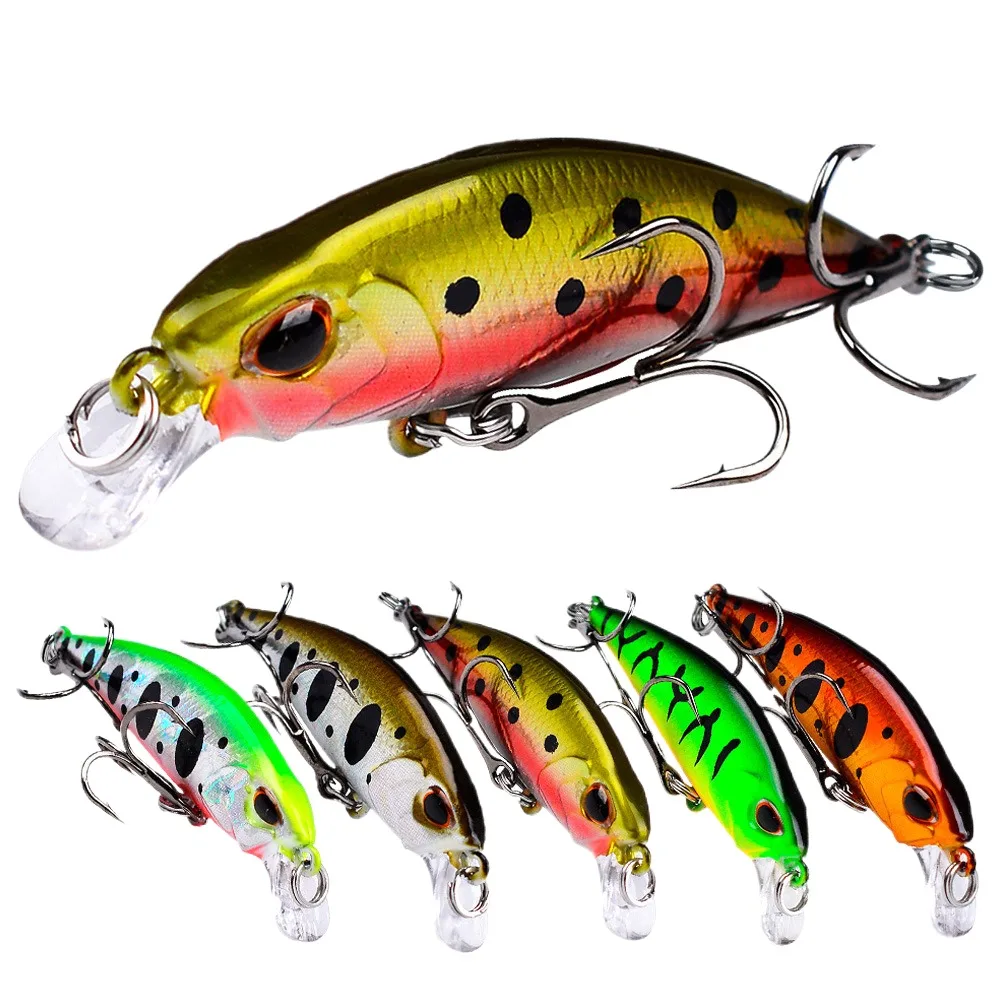 Sinking Swimbait Hard Baits Fishing Lure 5.3Cm 4.6G Tools Carp Carpfishing Wobblers Per Luccio Black Minnow Spinning Lures Fihing