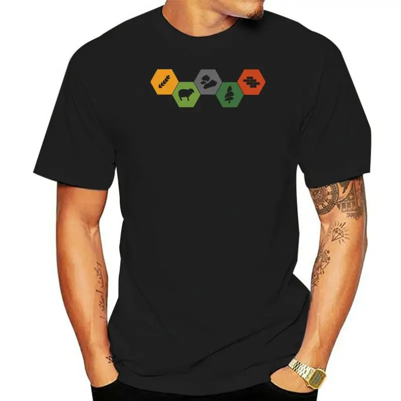 Setters Of Catan T-Shirt Colorata Minimalista