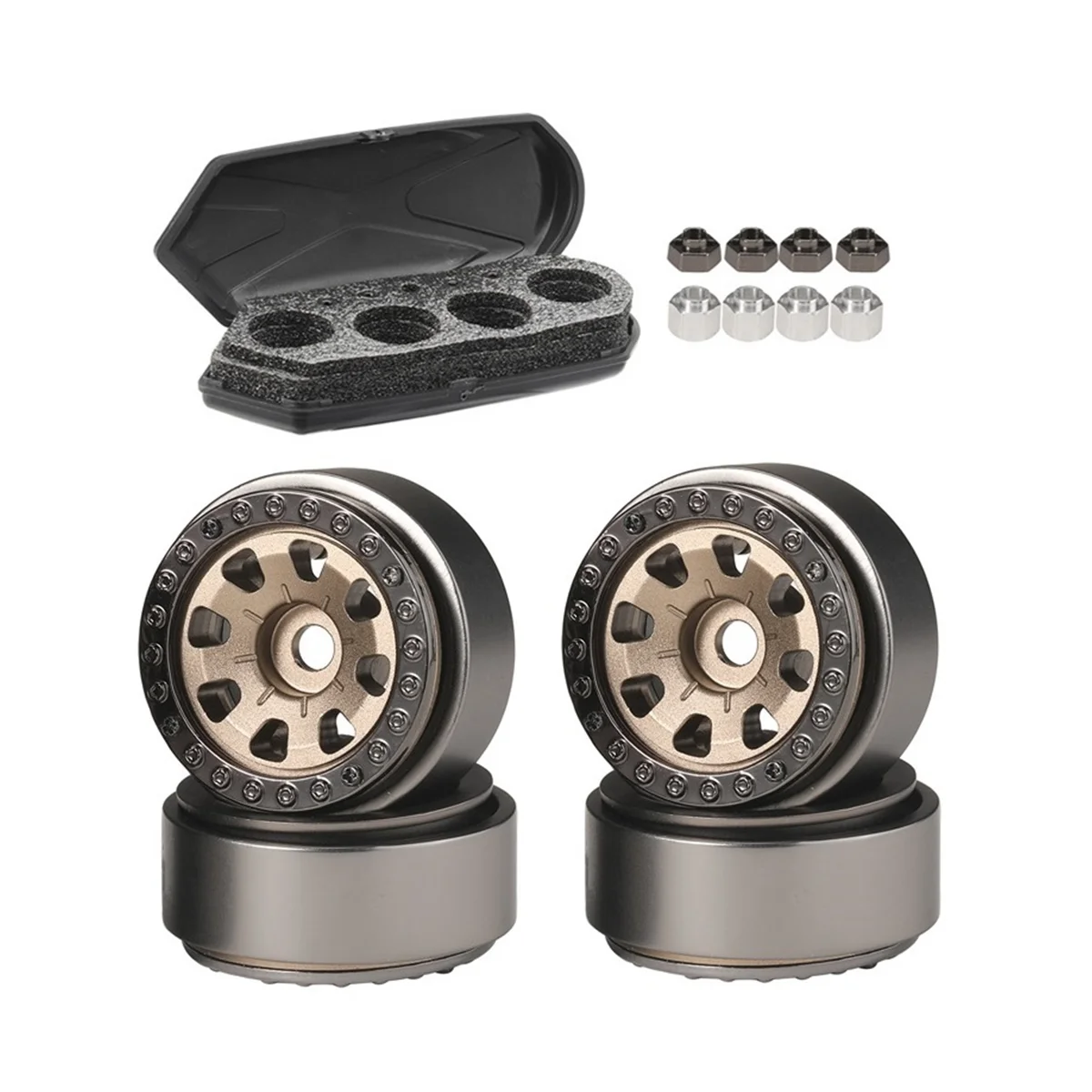 Mozzo Ruota Per Parti Di Automobili Cingolate Traxxas Trx4M Fms Fcx24 1/24 Rc, B