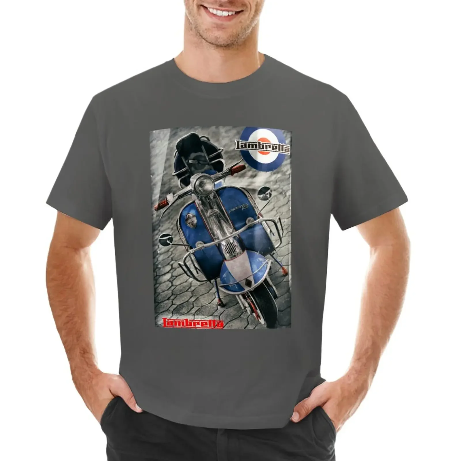 T-Shirt Retrò In Lambretta Sweat Plus Size Sublime Mens Clothes