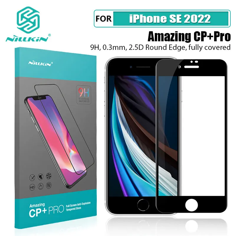 Per Il Iphone Se 2022 Di Vetro Nillkin Cp + Pro In Vetro Temperato Per Il Iphone Se 3Rd Gen / Se 2020 / 8 7 Pellicola Della Protezione Dello Schermo