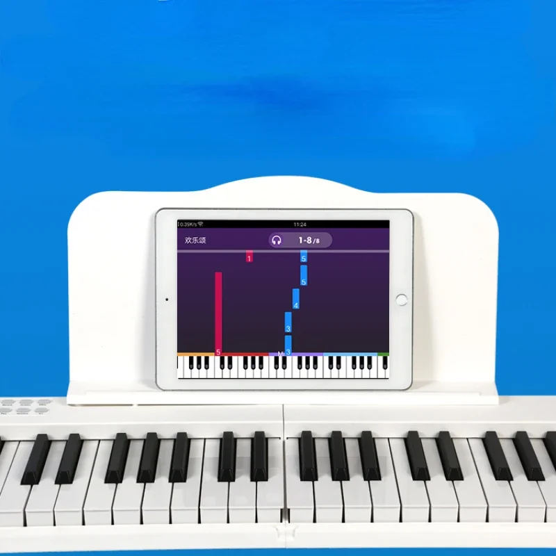 Tastiera Professionale Pianoforte Digitale Adulti 88 Tasti Pianoforte Pieghevole Elettronico Portatile Strumenti Musicali Strumento Musicale