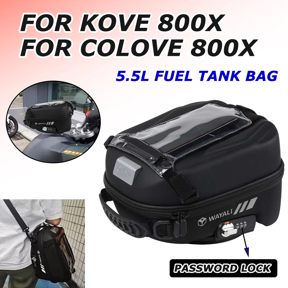 Borsa Serbatoio Moto Per Kove 800X 800 X Per Colove 800X X800 800X2022 2023 2024 Bagagli Tanklock Racing Zaino Accessori