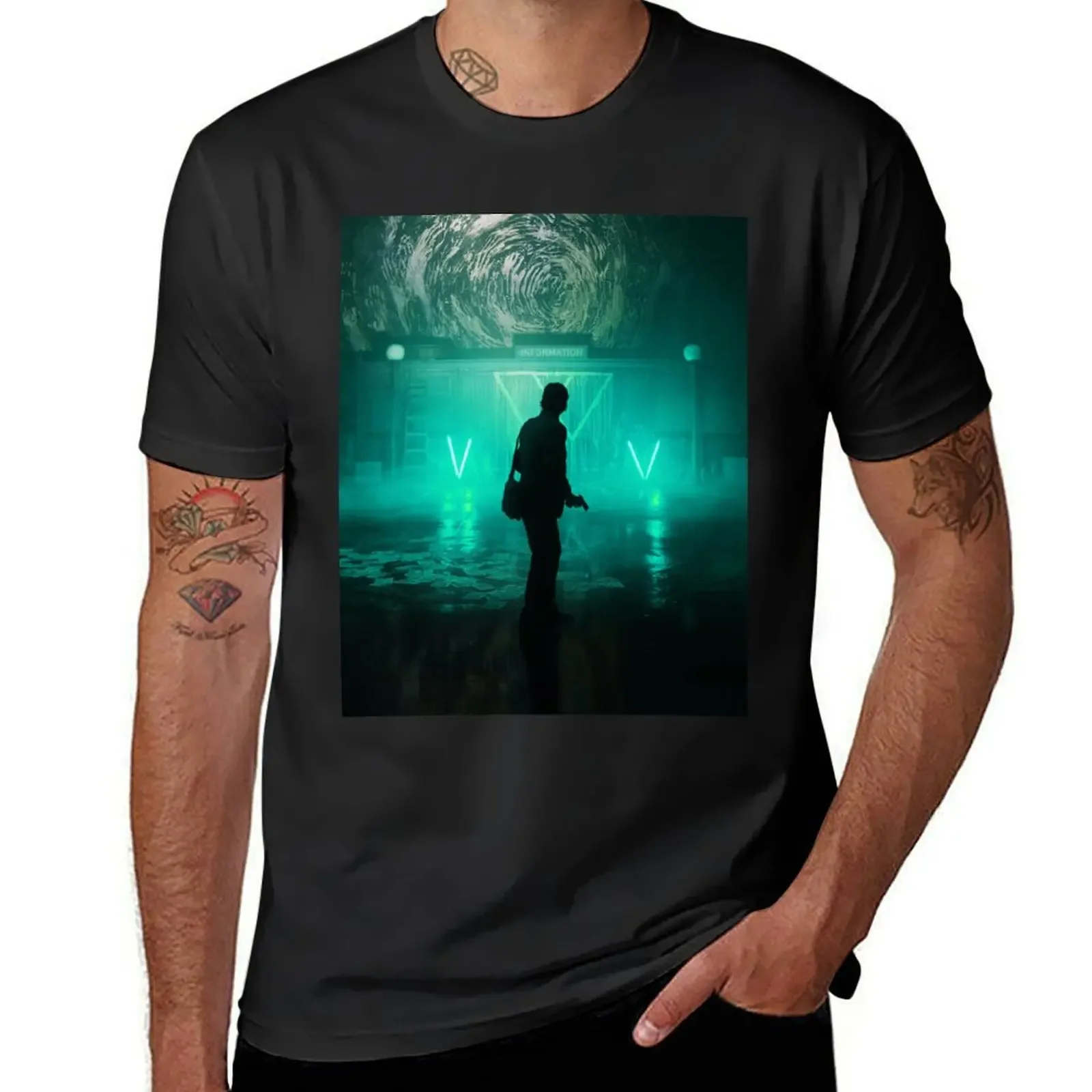 Alan Wake 2 Game, Alan Wake Ii Artwork T-Shirt Blacks Anime Clothes Tees T Shirt For Men
