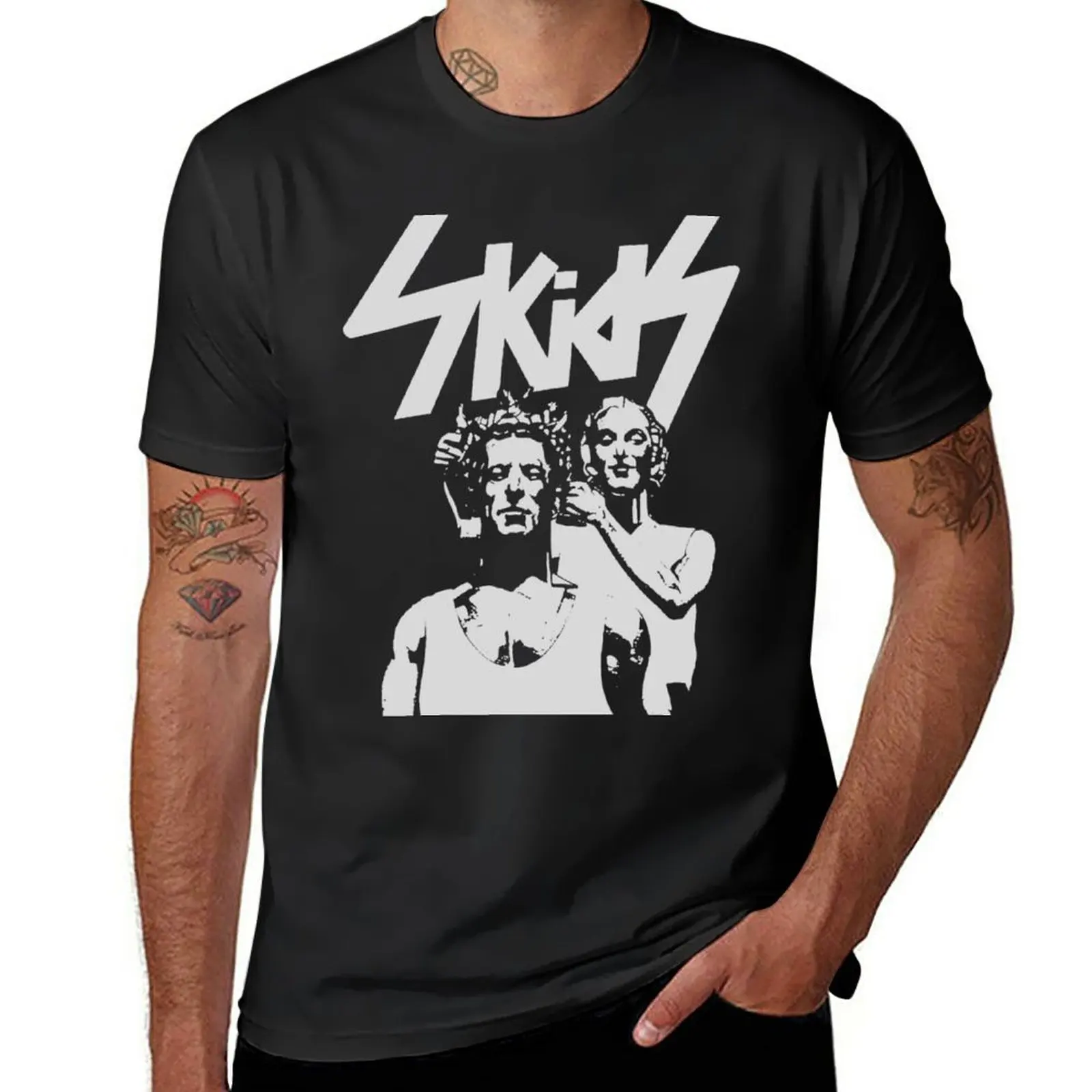 Novità The Skids - Days In Europa - Skids - Big Country T-Shirt Anime Clothes Maglietta A Maniche Corte Anime Per Uomo