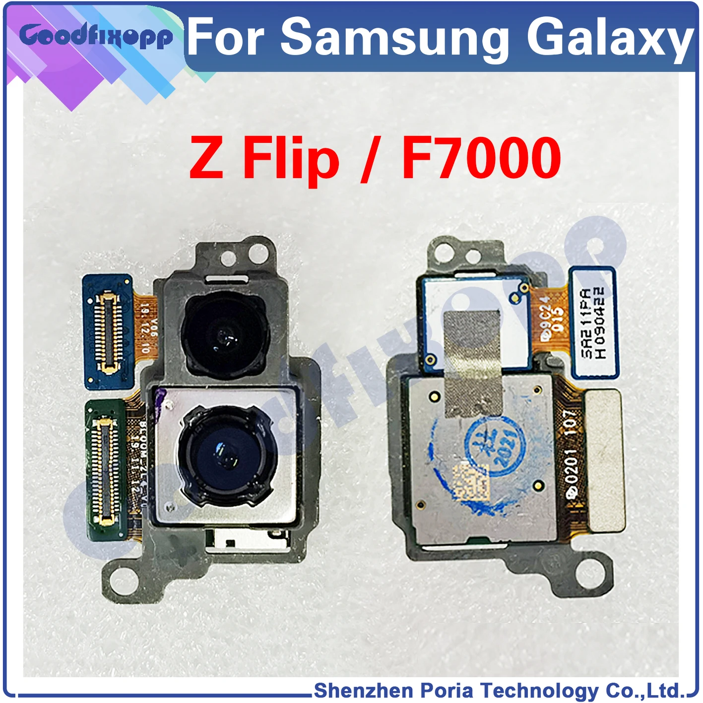 Per Samsung Galaxy Z Flip Sm-F7000 F7000 Moduli Fotocamera Posteriore Fotocamera Posteriore Fotocamera Grande