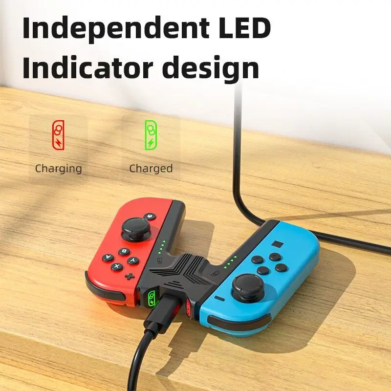 Joy-Con Charging Grip Switch Joy-Con Charging Grip Può Essere Caricato Durante Il Gioco