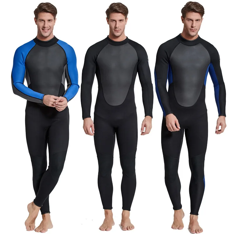 Muta In Neoprene Da 3Mm Da Uomo Surf Scuba Diving Suit Equipment Pesca Subacquea Kitesurf Abbigliamento Attrezzatura Per Muta
