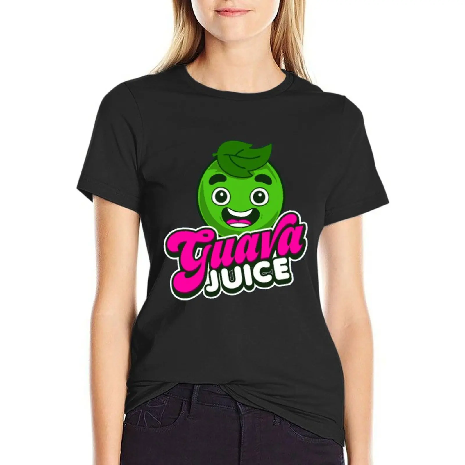 T-Shirt Con Logo Guava Juice Per Bambini Vestiti Carini Oversize Abbigliamento Donna