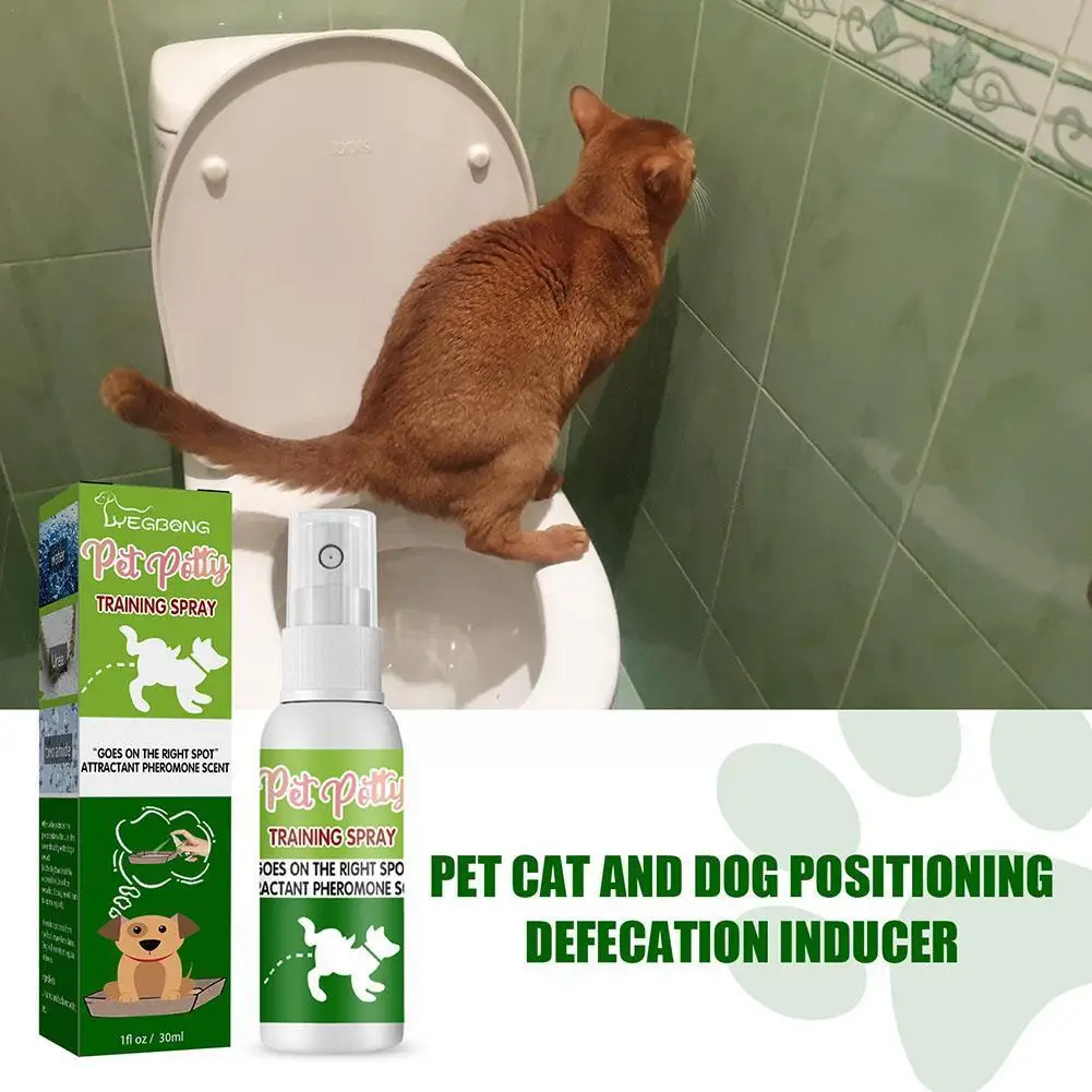 Pet Toilet Training Spray Inducer Dog Poops Cat Pee Fishing Potty Puppy Pet Training Location Spray Sgabello Posizionamento In C8Y9