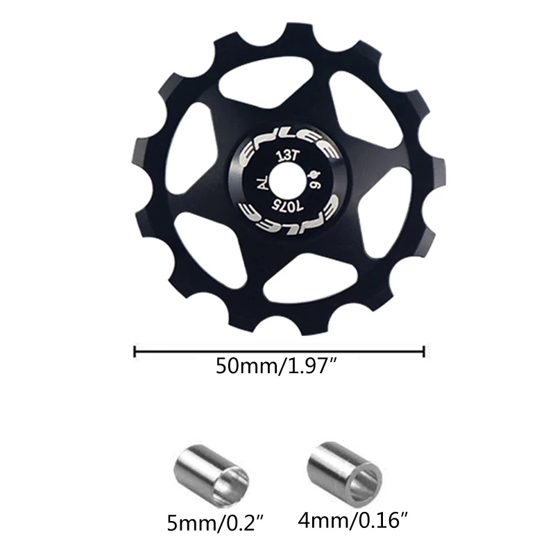 Deragliatori Posteriori Per Bici Fantini Ruota 13T Pulegge Per Cuscinetti In Acciaio Rullo Guida Bici Dropship