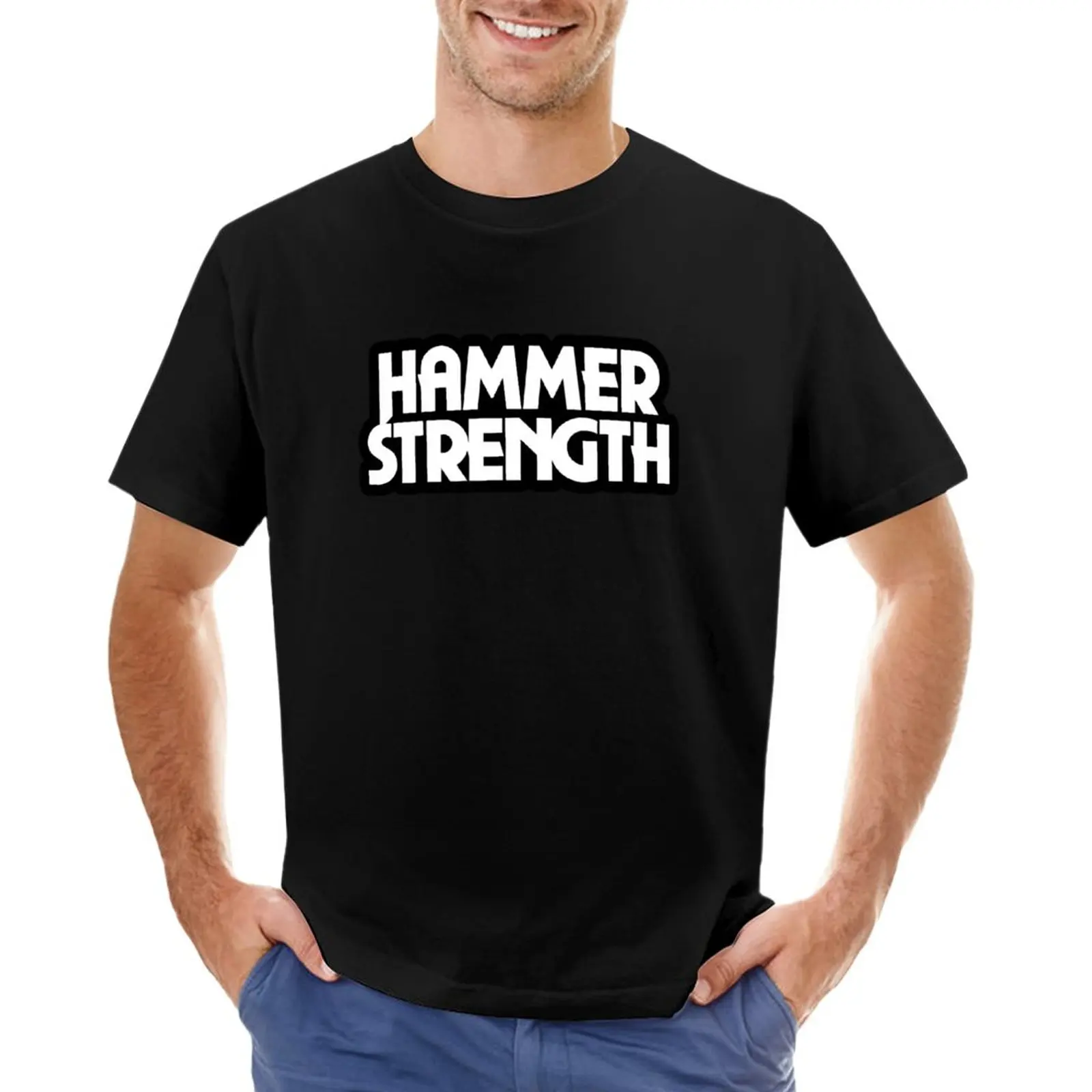 The Hammer Strength 2 T-Shirt Boys Animal Print Shirt Anime Clothes Mens Clothes