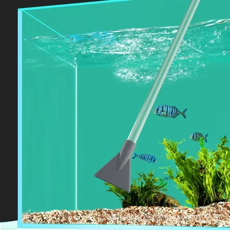 Sifone Ghiaia Vuoto Sifone Acquario Acuario Pompa Cambio Filtro Serbatoio Accessori Detergente Semiautomatico Per Pesci D'Acqua