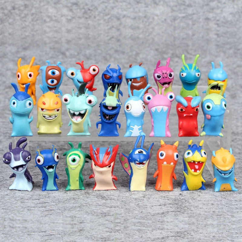 24Pcs Slugterra Pokemon Doll Toy Collection Forniture Cute Pet Doll Model Collection Forniture Decorazione Della Vita Piccoli Regali