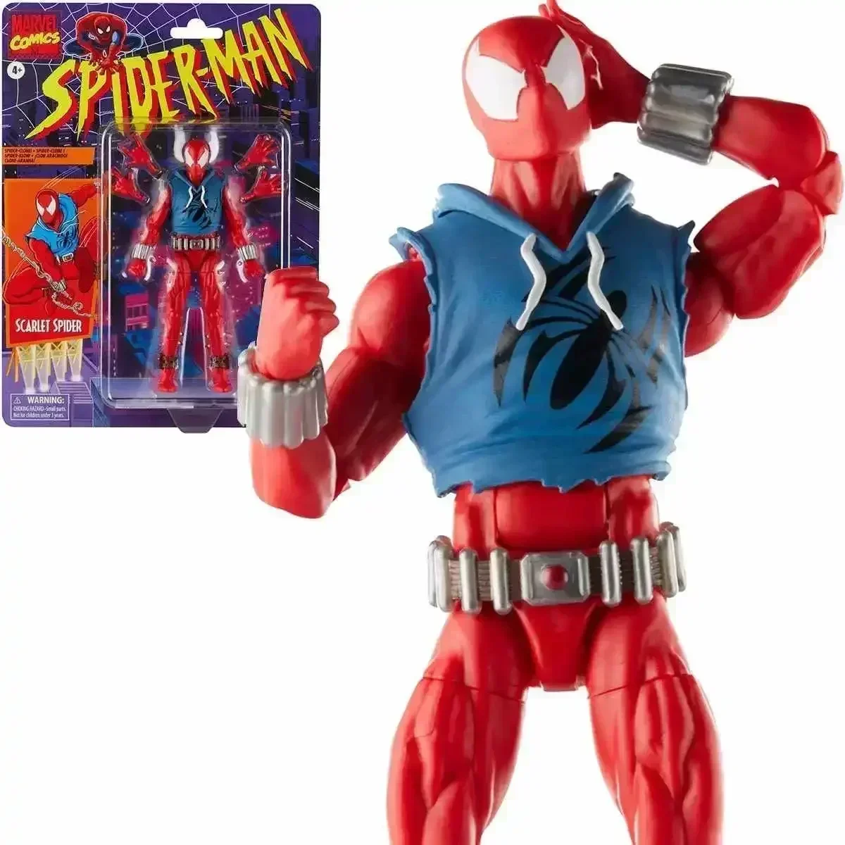 Genuine Marvel Legends Scarlet Spider Man Jack Spider Ray Tombstone Elevator Action Figure Kids Toy Model Regali Di Compleanno