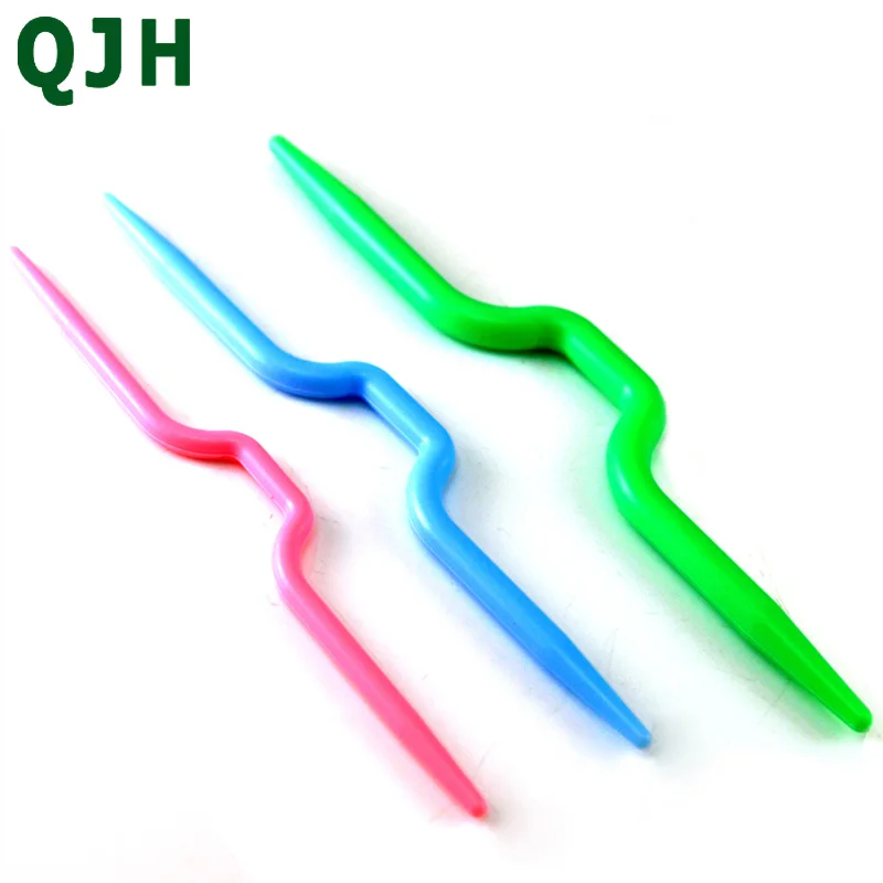 3 Dimensione Abs Plastic Specializzata Gancio Mano Crochet Knit Knitting Needles Craft New Diy Strumenti Di Cucito