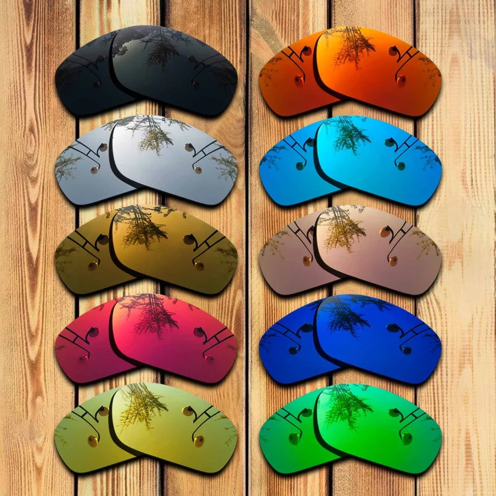 100% Lenti Di Ricambio Polarizzate Tagliate Con Precisione Per Le Varietà Di Occhiali Da Sole Oakley Pit Boss Ii