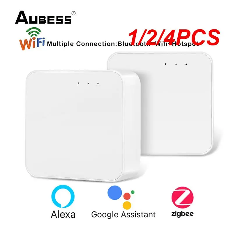 1/2/4Pcs Tuya /Wifi/ Mesh Multi-Mode Smart Gateway Hub Smart Home Bridge Smart Life App Per Alexa