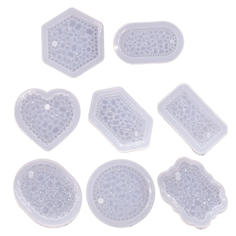 Stampi Per Fusione Gioielli, Stampi In Resina Con Ciondolo In Silicone Con Diamanti Con Per Appendere, Creazione Con