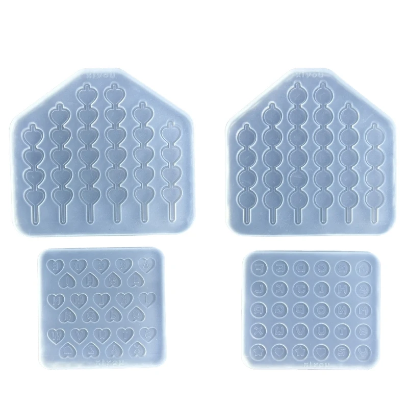 Stampo Decorativo Haws Rivestito Zucchero Con Geometria, Stampo In Silicone Per Colata Resina, Portachiavi Donna, Stampo