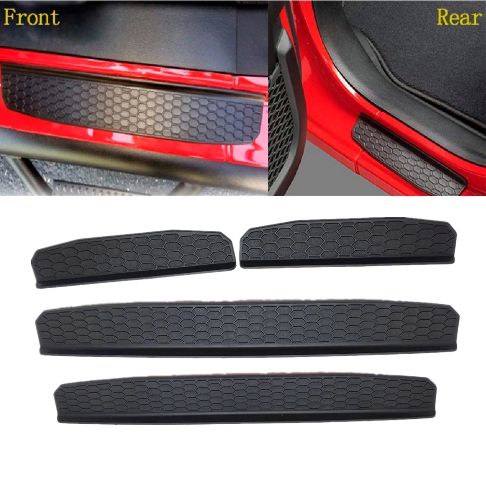 1 Set Porta Targa Davanzale Entry Guardie Per Jeep Wrangler Jl 2018 2019 + 4 Porta Pannelli Porta Auto Auto Accessori