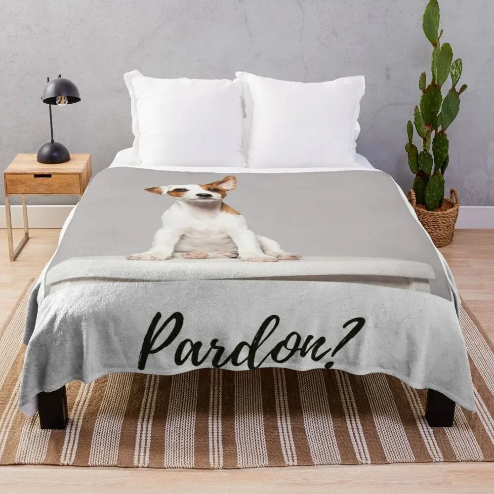Come? Jack Russell Terrier Puppy. Seduta. Un Orecchio Piegato Sopra, L'Altra Coperta A Punta Verso L'Alto Coperte Grandi