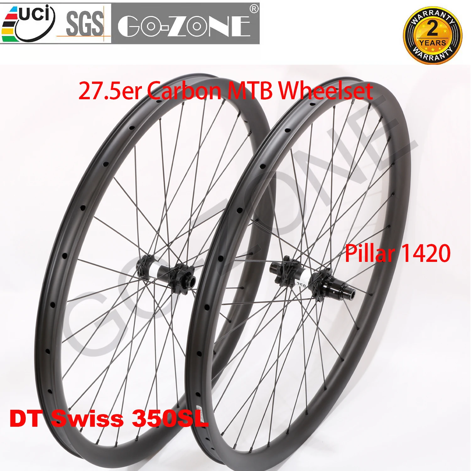 Set Di Ruote Mtb In Carbonio Tubeless Per Vendite Dirette In Fabbrica 27.5 Light Dt Swiss 350Sl Perno Passante/Sgancio Rapido/Boost Dt Swiss Set Di Ru