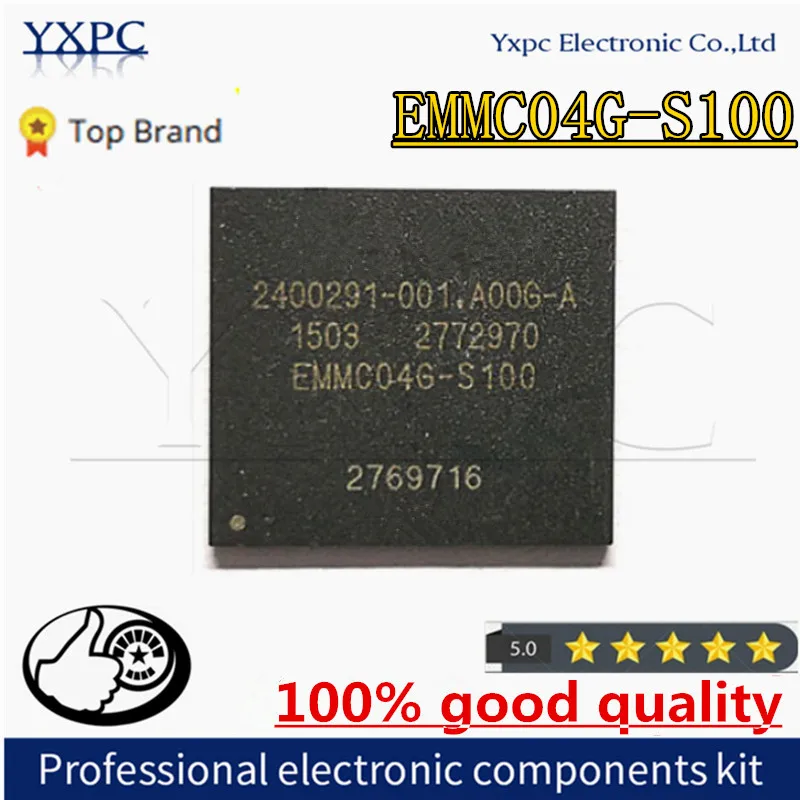 Emmc04G-S100 Emmc04G S100 4Gb Bga153 Emmc Flash Memory Ic Chipset Con Palline