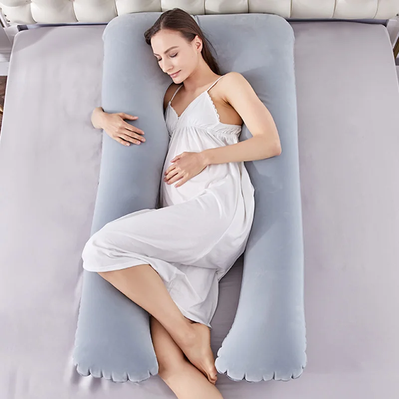 Cuscino Gonfiabile Per Gravidanza Comodo Cuscino Per Dormire In Vita A Forma Di U Per Maternità Cuscino Per Il Sonno In Gravidanza Cuscino Morbido Per