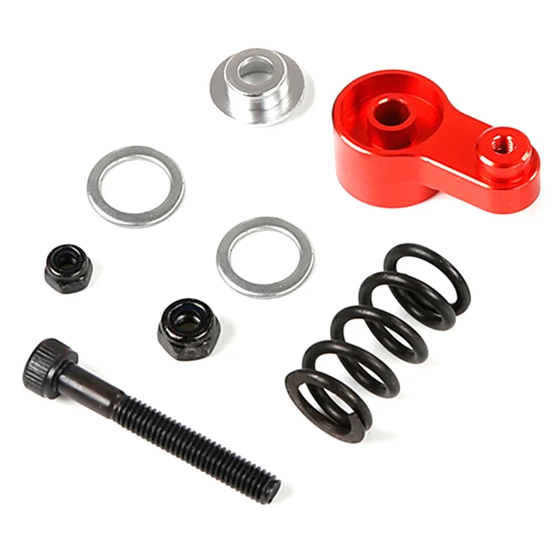 Per Baha Cnc Metal Buffer Bilanciere Kit Per 1/5 Hpi Rofun Baha Rovan Km Baja 5B 5T 5Sc Rc Ricambi Auto, Rosso