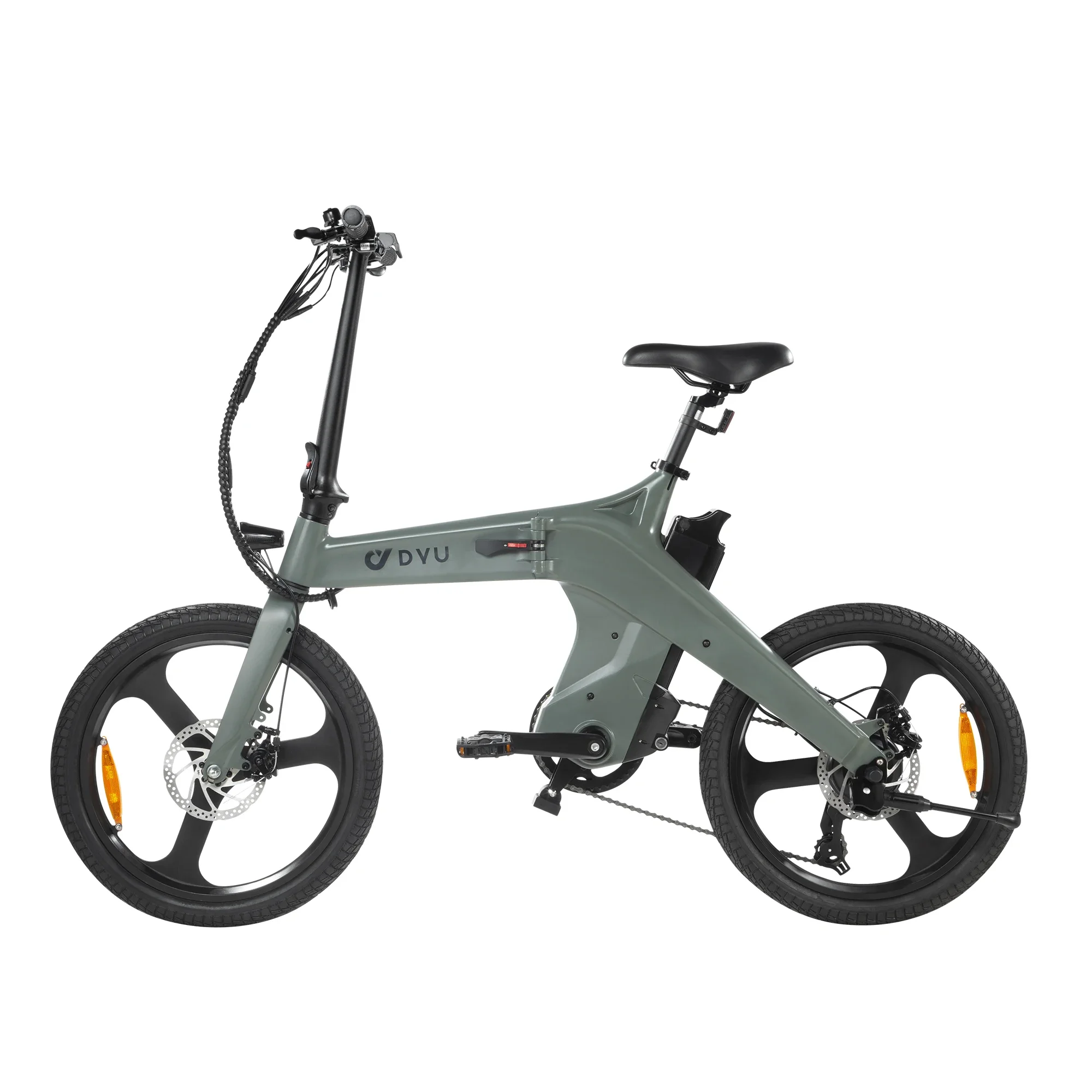 Eu Uk Us Stock Dyu T1 Bici Elettrica Pieghevole 250W 36V 10Ah Velocità 20 Pollici 25 Km/H Ebike City Road Communing Biciclette Elettriche Per Adulti
