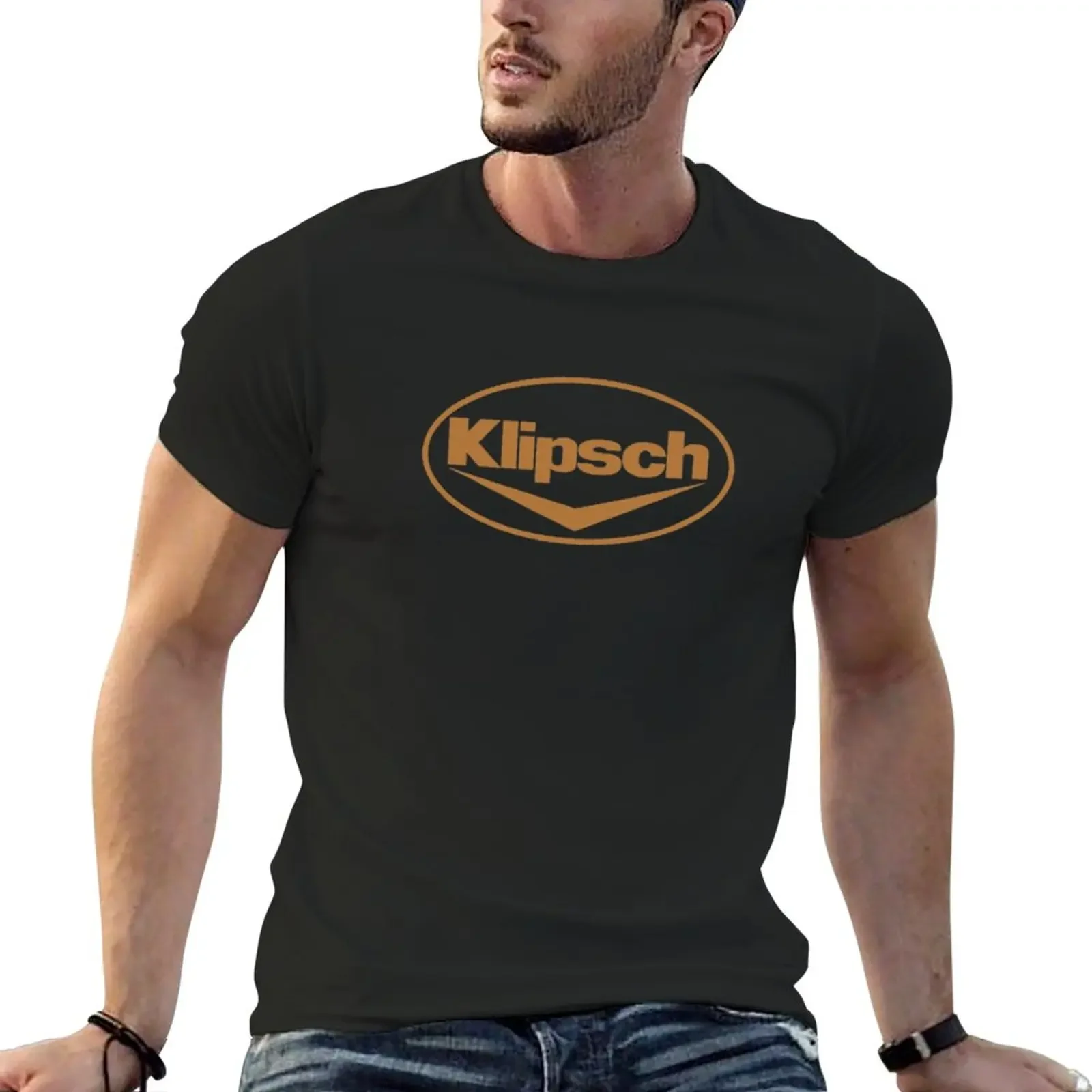 La Migliore Vendita Klipsch Logo Essential T-Shirt Per Un Ragazzo Ragazzi Bianchi Manica Corta Tee Men