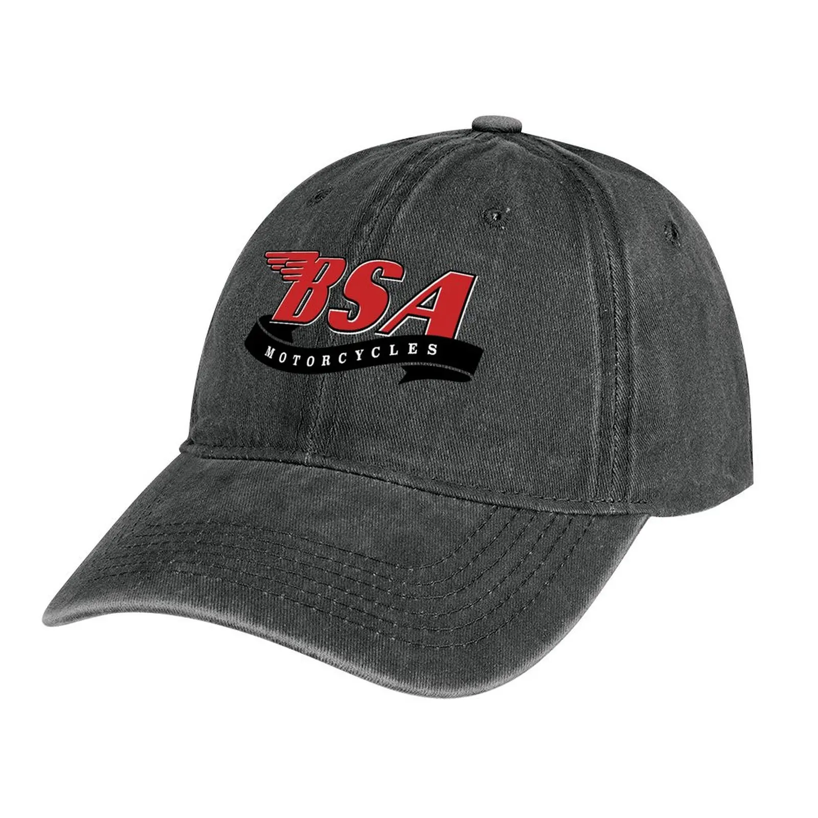 British Classic Motorcycle - Bsa Goldstar Engine Cappello Da Cowboy Berretto Militare Uomo Alpinismo Donna Uomo
