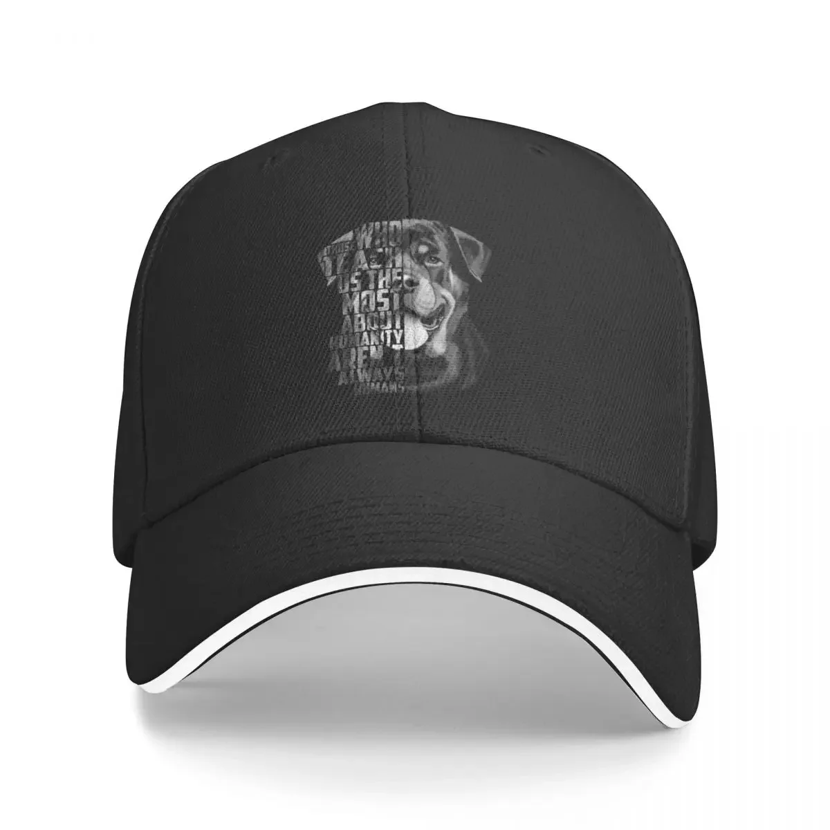 Citazione Rottweiler, Citazione Fedeltà, Testa Rottweiler, Testo Rottweiler, Ritratto, Citazione Cane, Berretto Da Baseball Inspirational Qu