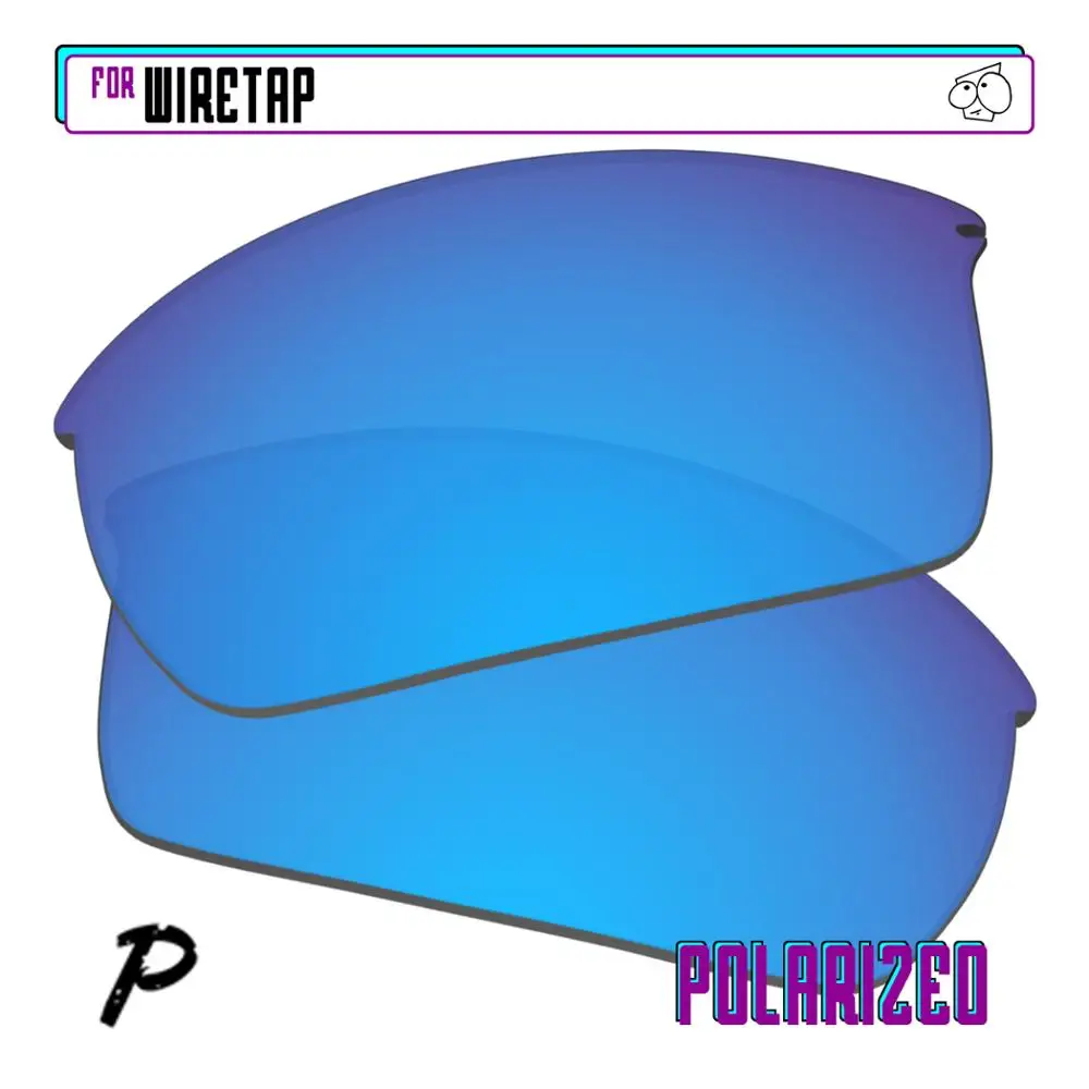 Ezsostituisci Lenti Di Ricambio Polarizzate Per-Occhiali Da Sole Oakley Wiretap-Blu P